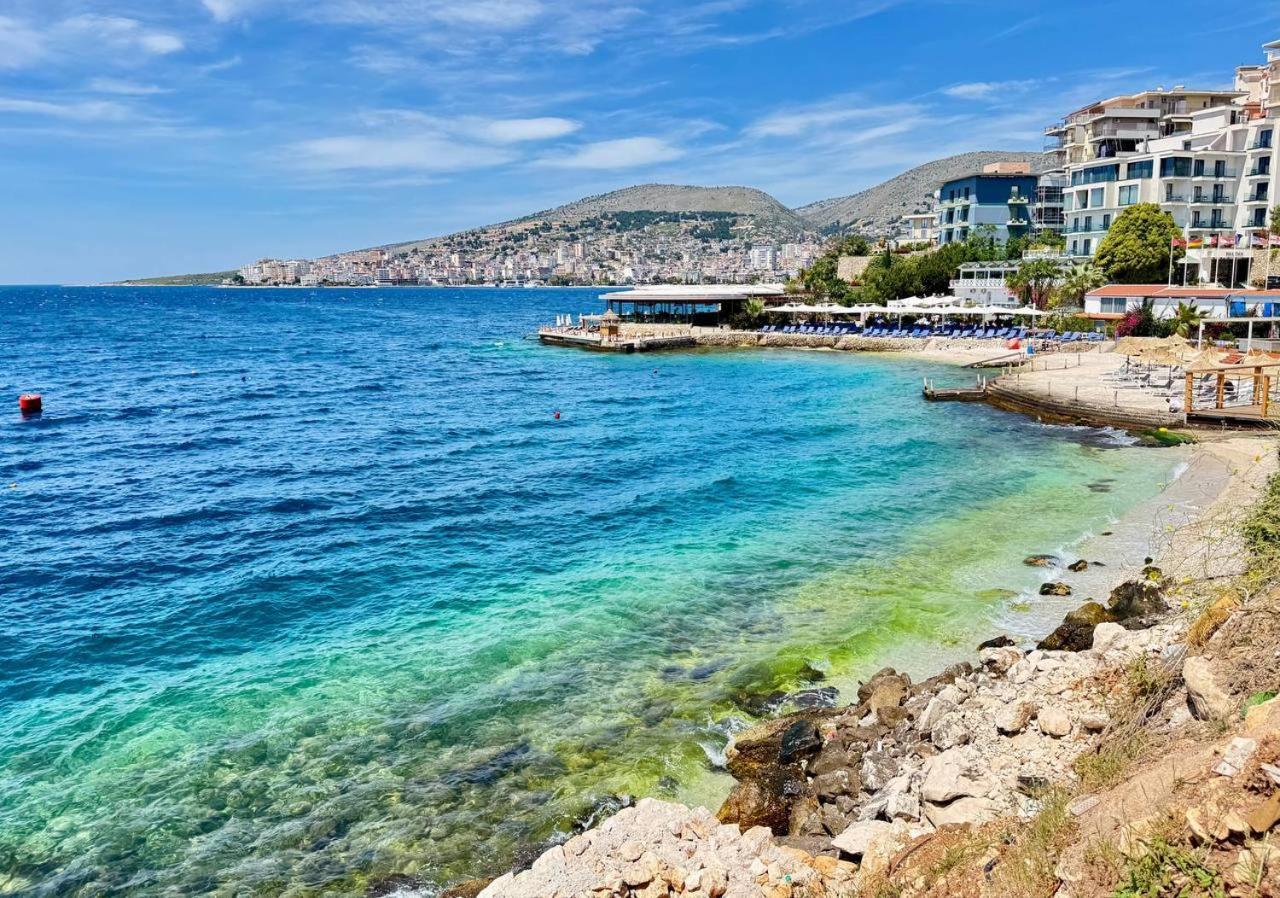 Ferienwohnung Viola Sea View Penthouse Sarandë Exterior foto