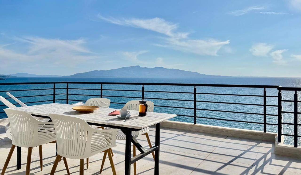 Ferienwohnung Viola Sea View Penthouse Sarandë Exterior foto